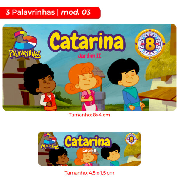 Kit | Etiqueta Escolar - 03 Palavrinhas - Image 3