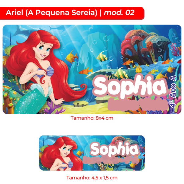 Kit | Etiqueta Escolar - Ariel - Image 2
