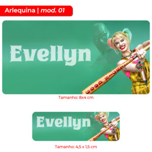 Kit | Etiqueta Escolar - Arlequina