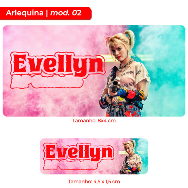 Kit | Etiqueta Escolar - Arlequina - Image 2