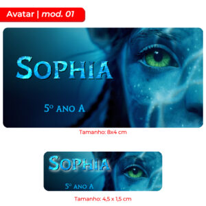 Kit | Etiqueta Escolar - Avatar